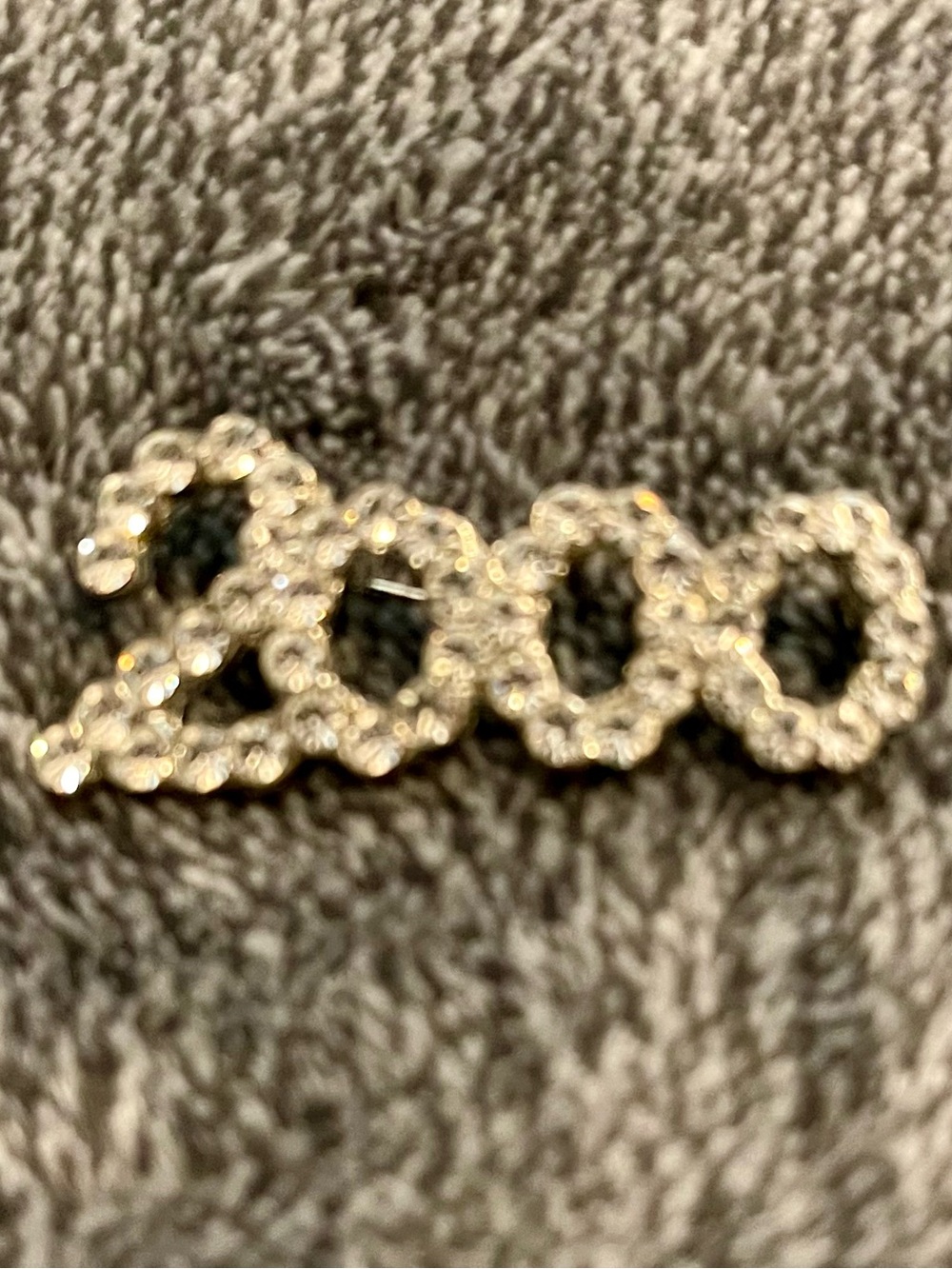 Rhinestone 2000 Brooch
